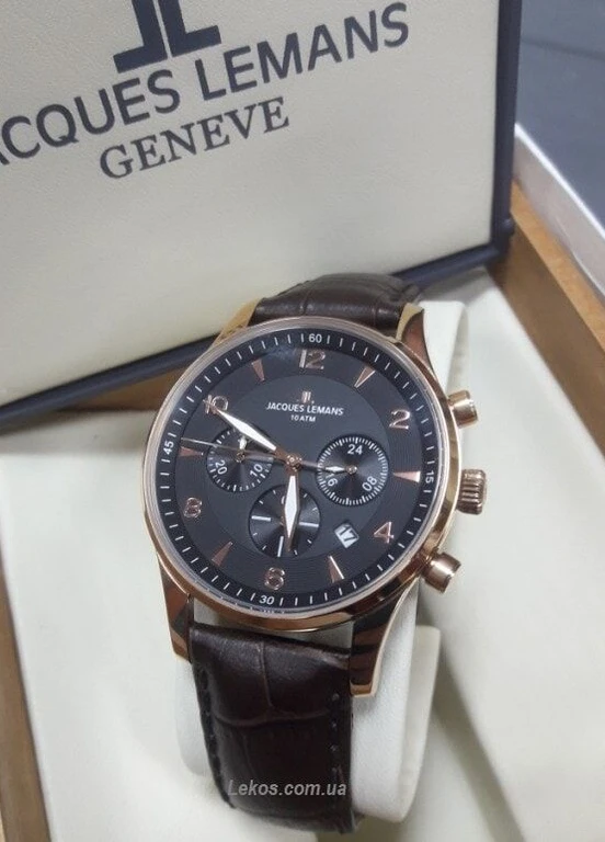 Чоловічі Годинники 1-1654G кварцові класичні Jacques Lemans (226704538)