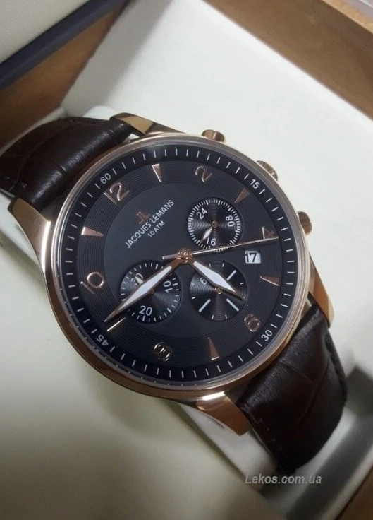 Чоловічі Годинники 1-1654G кварцові класичні Jacques Lemans (226704538)