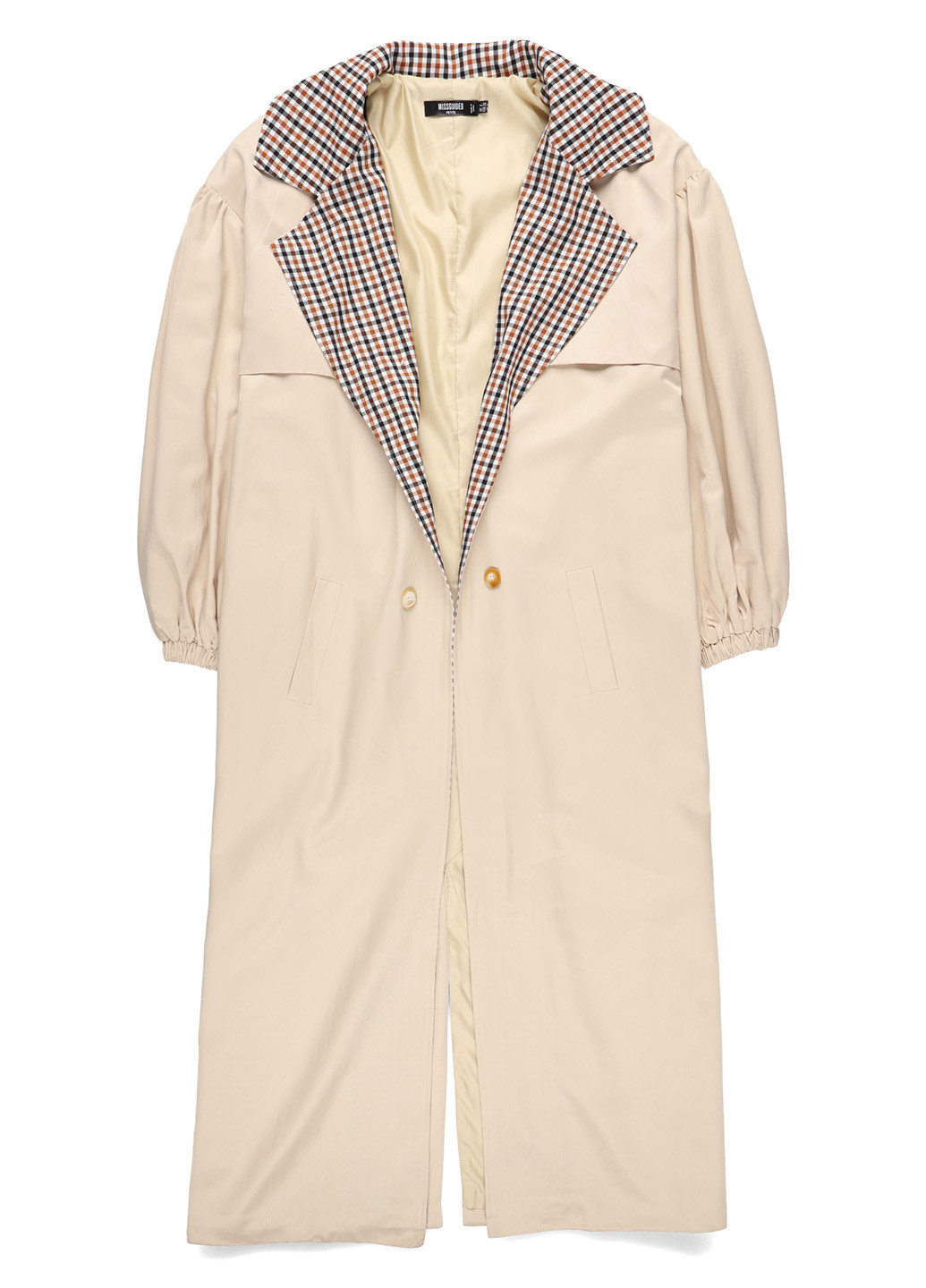 Плащ Missguided на гудзиках демісезон (300164147)