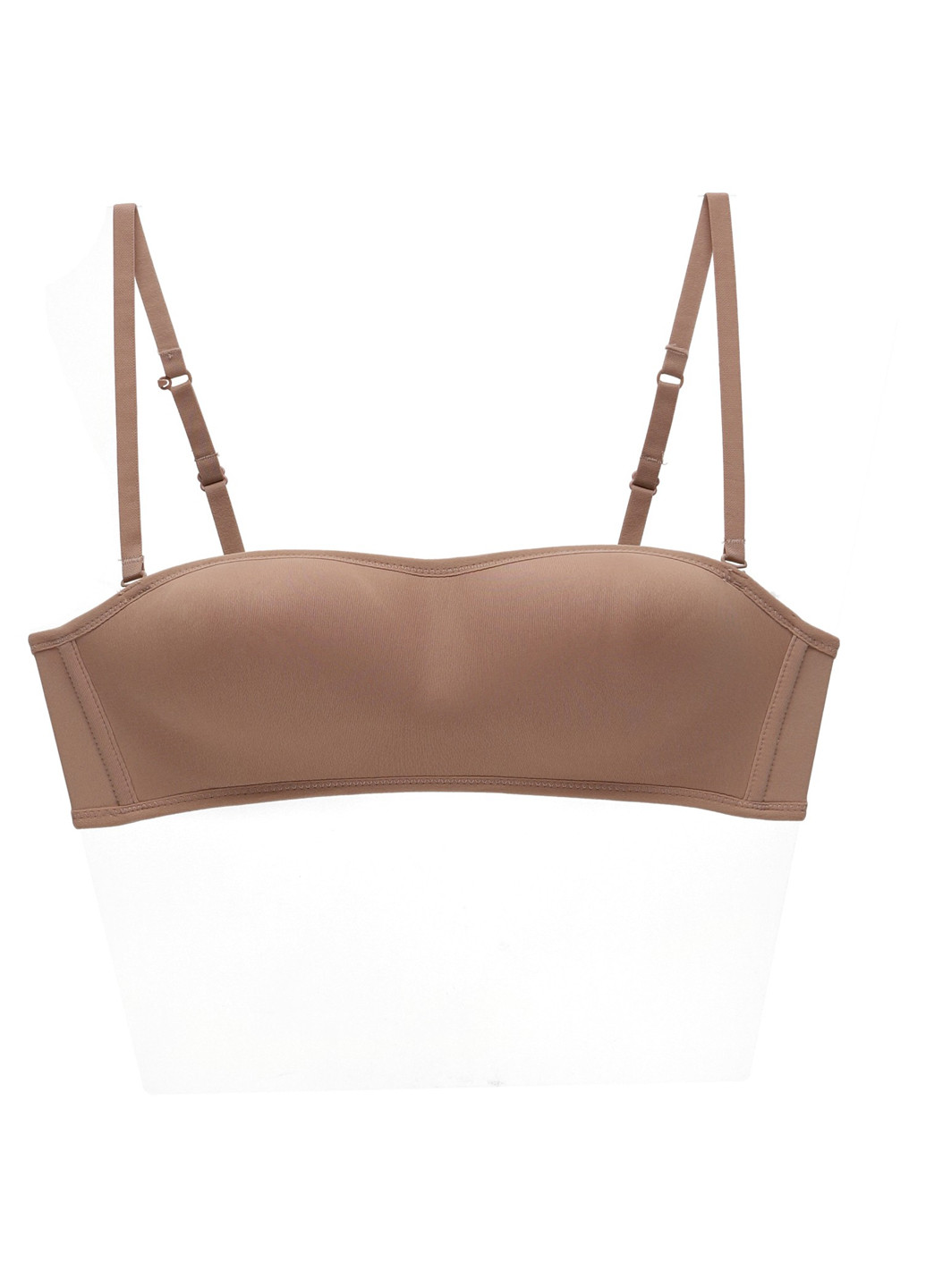 Бежевий топ бюстгальтер Fashion Forms без кісточок поліестер