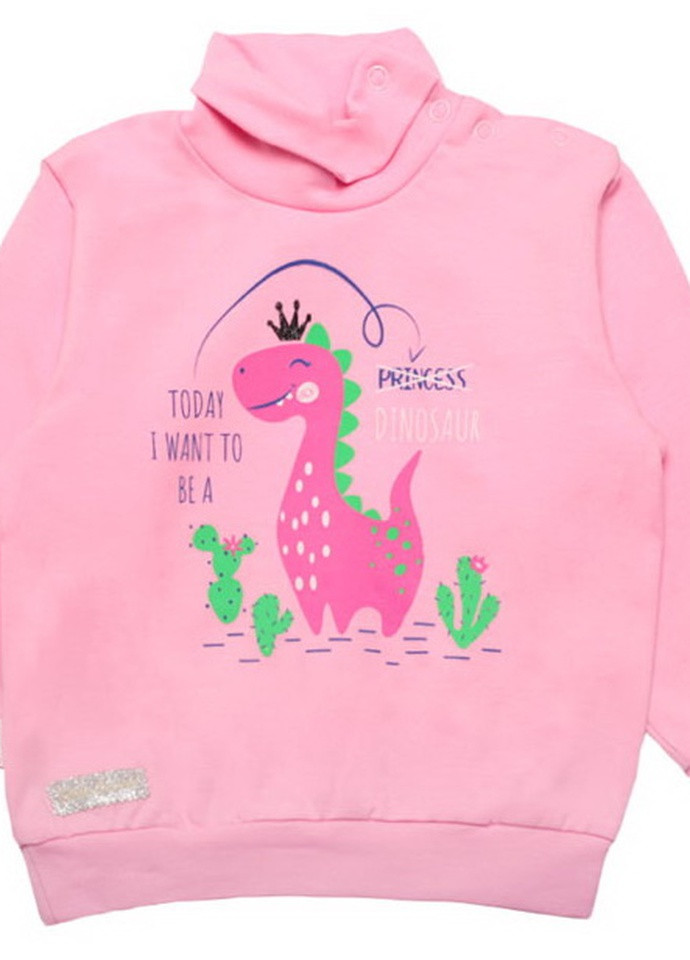 Рожевий демісезонний дитячий светр для дівчинки sv-19-29 *друзі* Габби