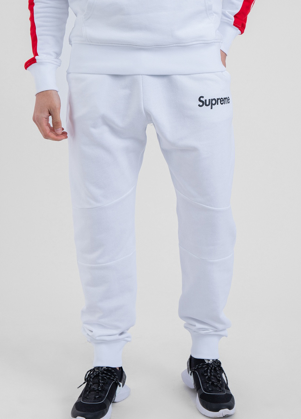 Белые спортивные брюки Supreme Spain (228133893)