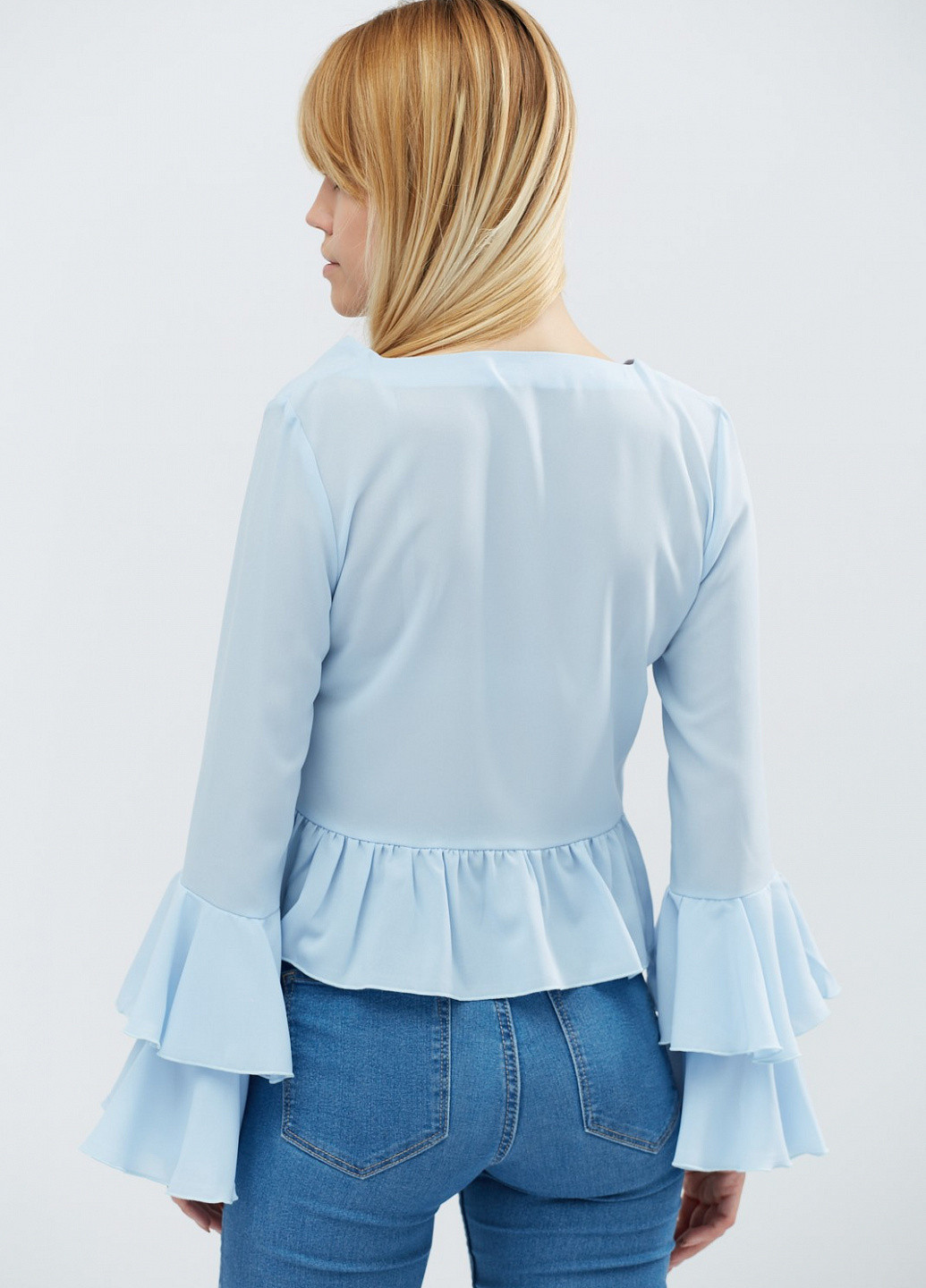 Блакитна блуза Carica