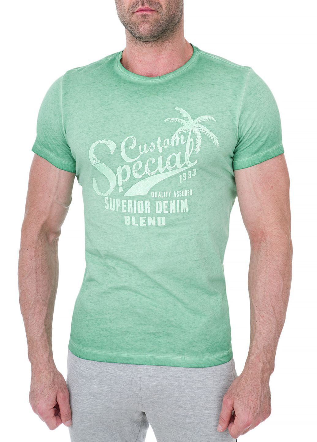 Зеленая футболка Blend