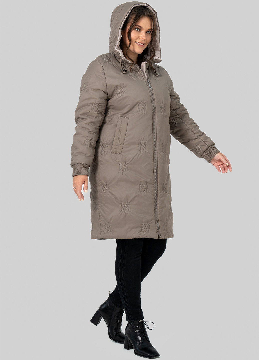 Бежева зимня куртка A'll Posa