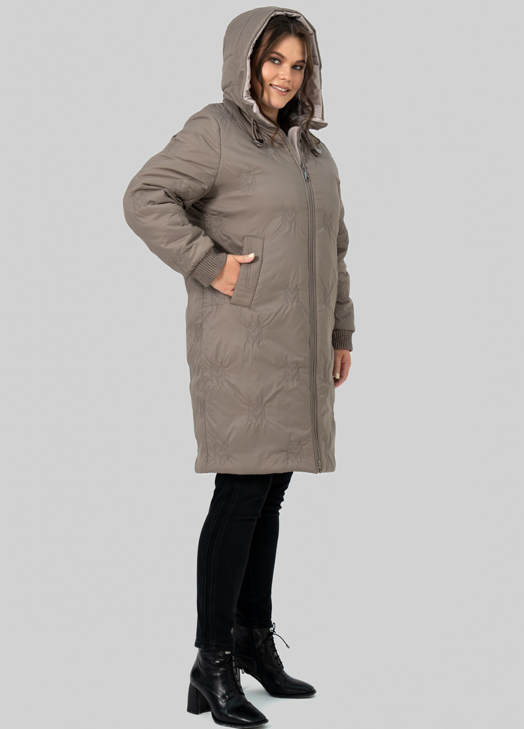 Бежева зимня куртка A'll Posa