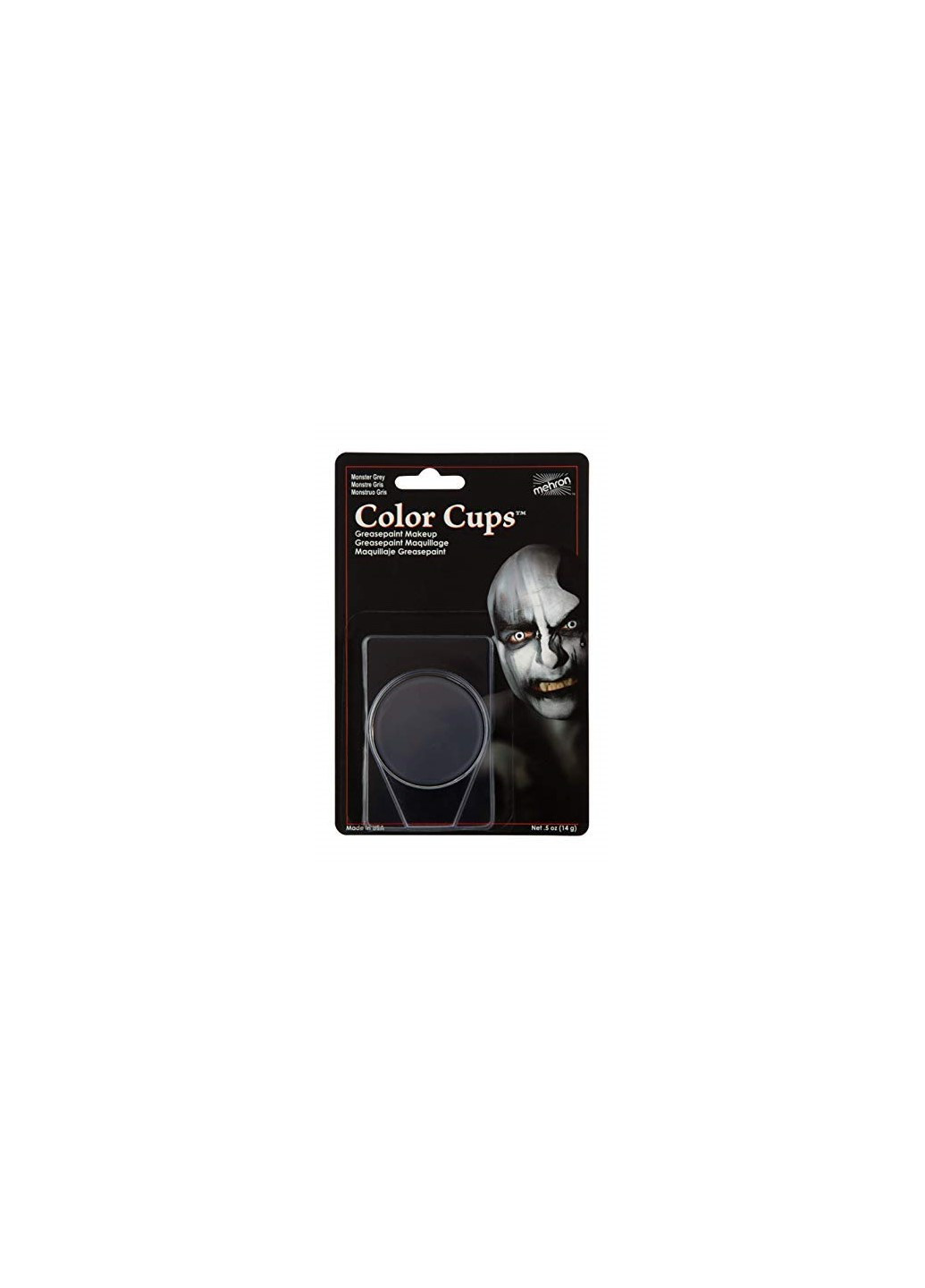 Кремовый грим Color Cups, Monster Grey (Серый монстр), 12 г Mehron (205593347)