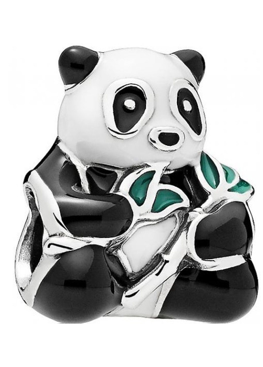 Срібна намистина для браслета Пандора "Панда" 796256ENMX No Brand (252432867)