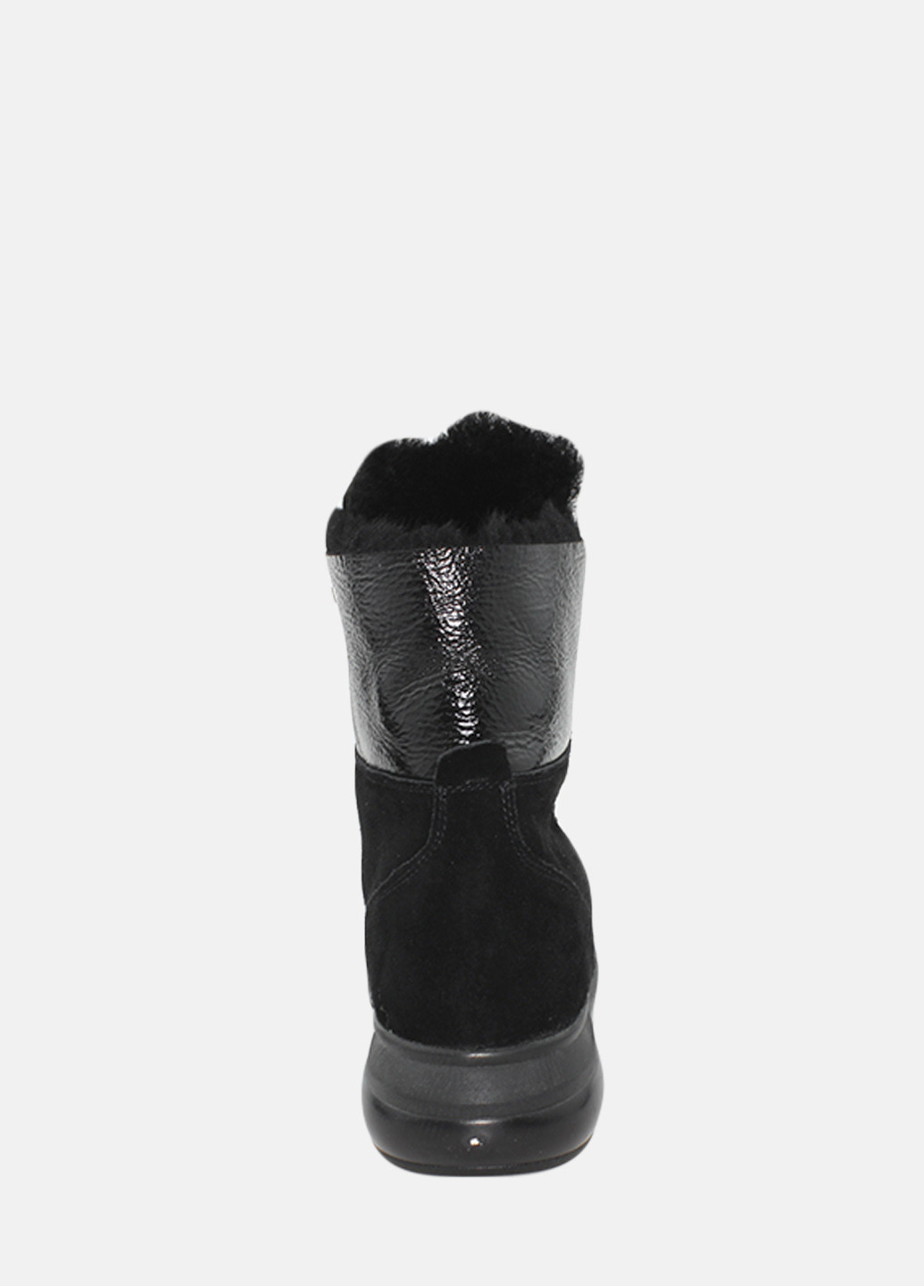 Зимние ботинки re2685-1-11 черный El passo из натуральной замши