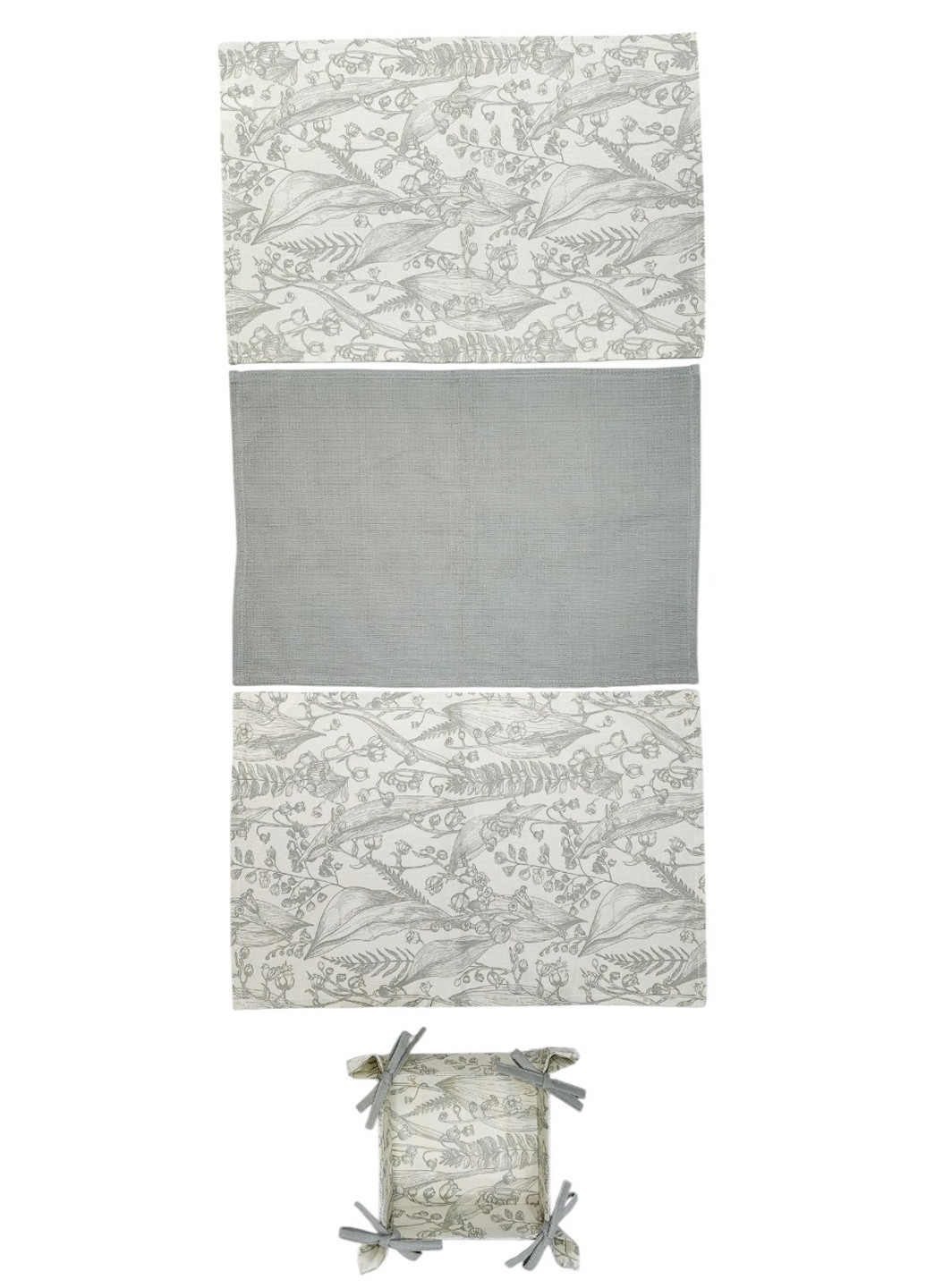 Рушник (3 шт.), 40х60 см Soho світло-сірий