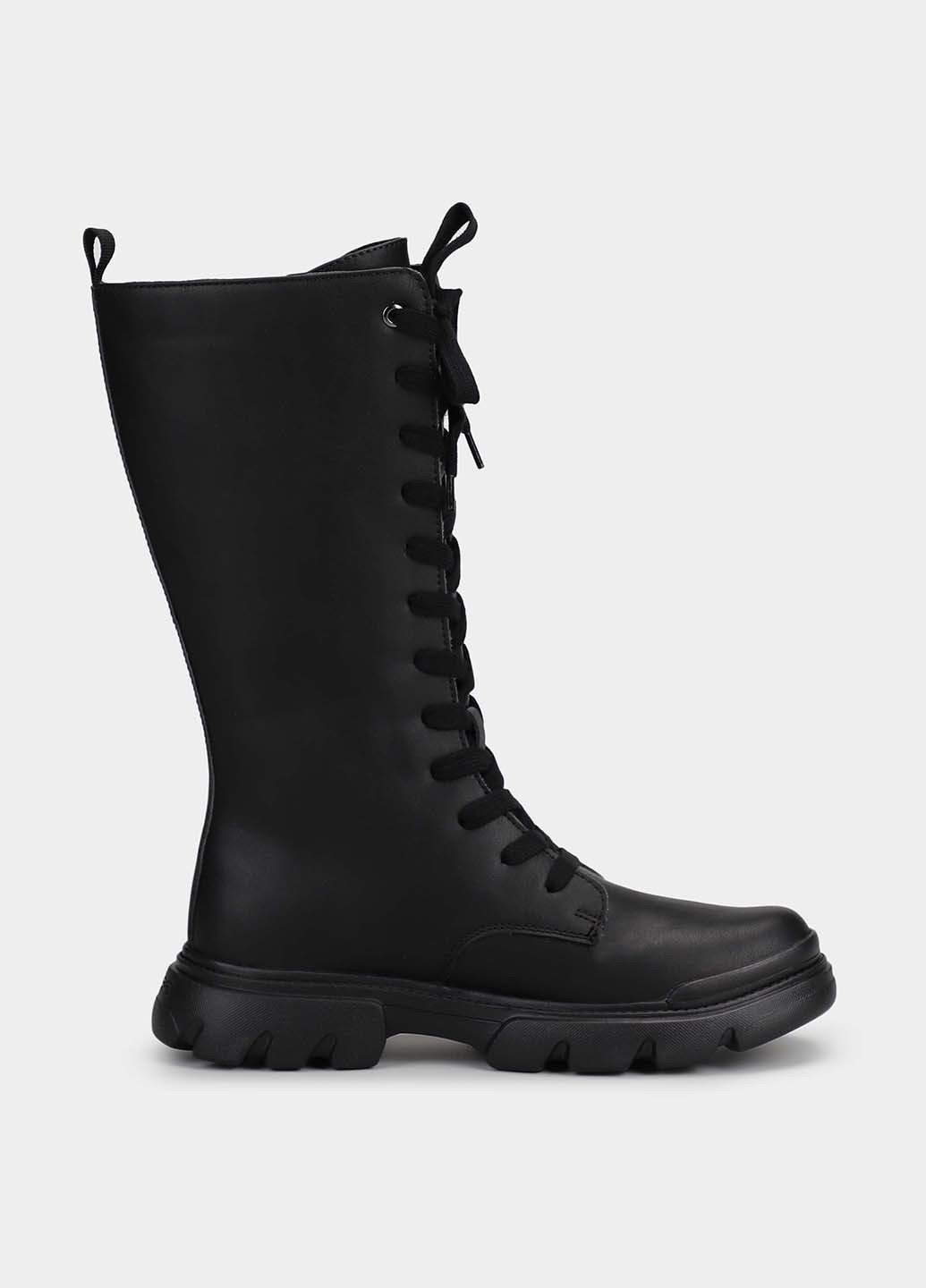 Осенние сапоги Geox со шнуровкой