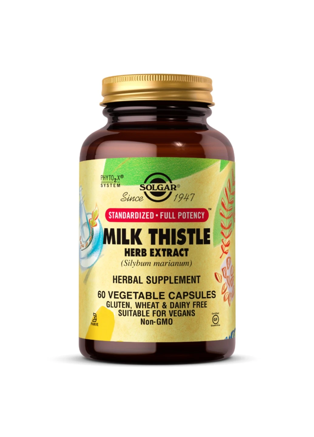 Экстракт расторопши Milk Thistle 60 капсул солгар Solgar (255408805)