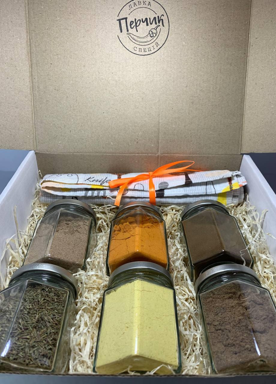 Подарунковий набір спецій “Імунітет” проти застуд у скляних банках No Brand (251407573)