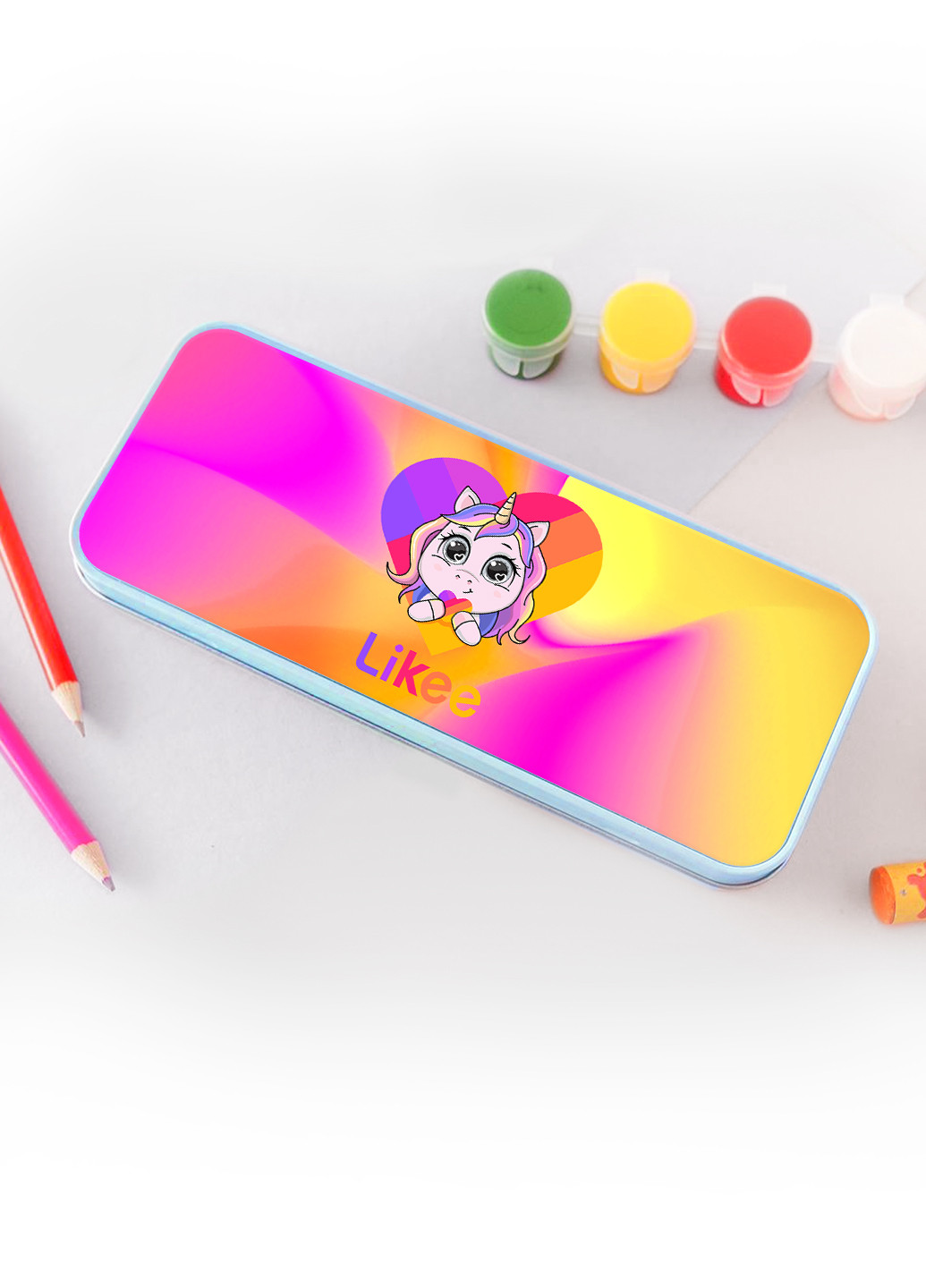 Пенал шкільний Лайки Единорог (Likee Unicorn) (34408-1593-SK) MobiPrint (234778613)