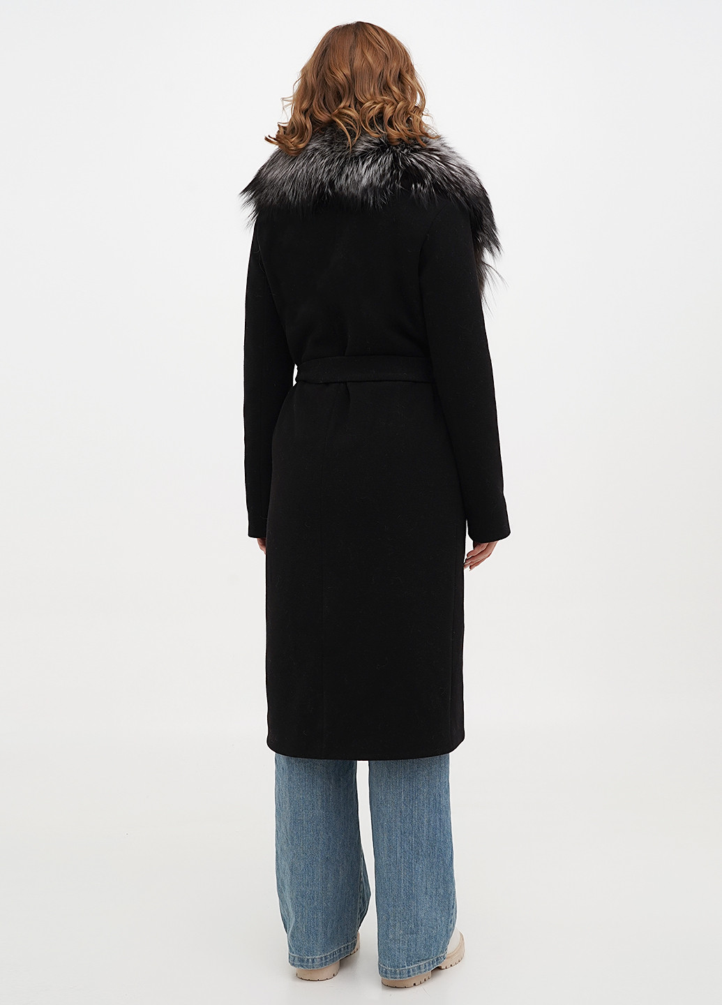 Чорне демісезонне Пальто Max Mara