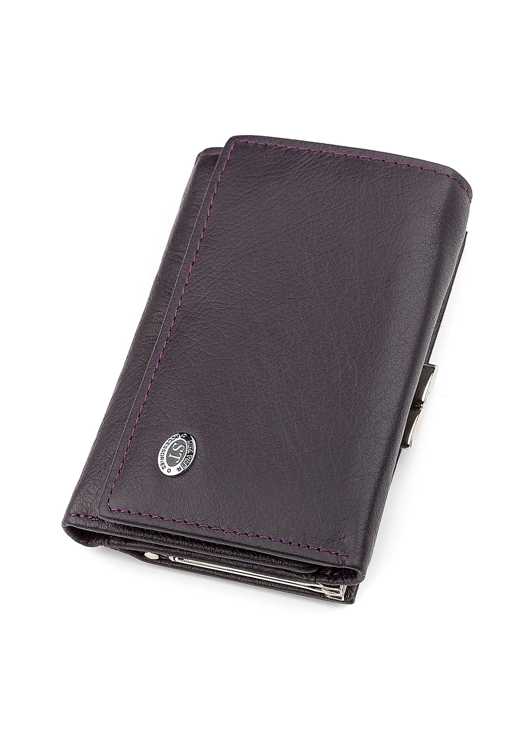Жіночий шкіряний гаманець 12х8,5х3,5 см st leather (252129259)