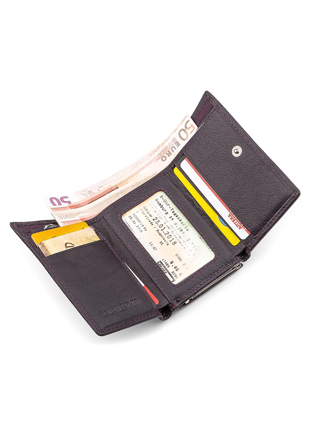 Жіночий шкіряний гаманець 12х8,5х3,5 см st leather (252129259)