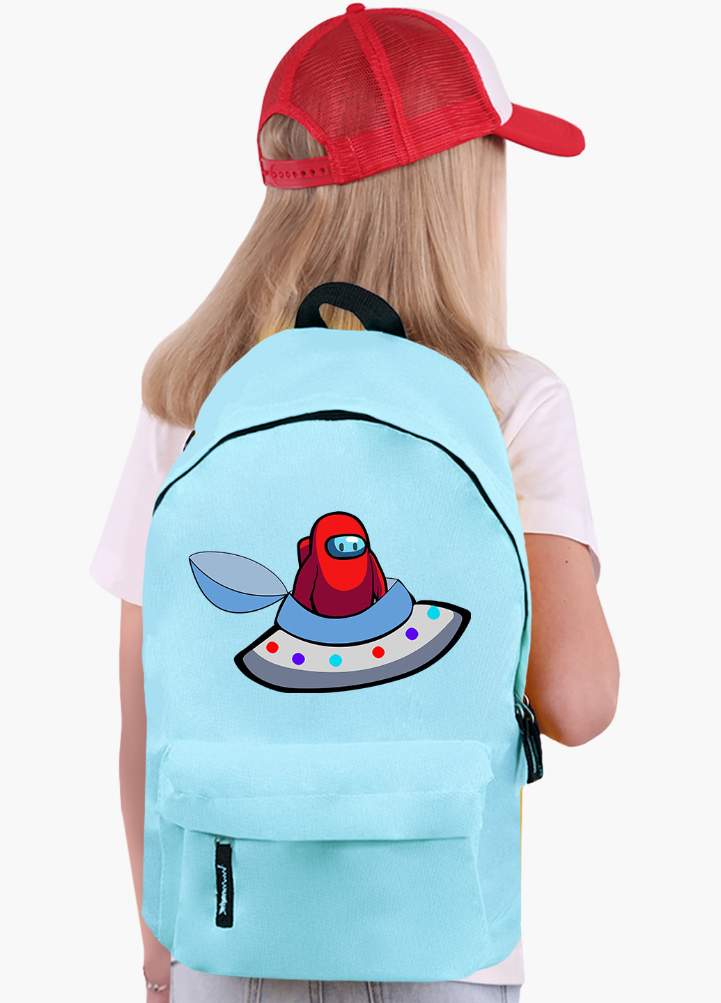 Детский рюкзак Амонг Ас Красный (Among Us Red) (9263-2583) MobiPrint (217107880)