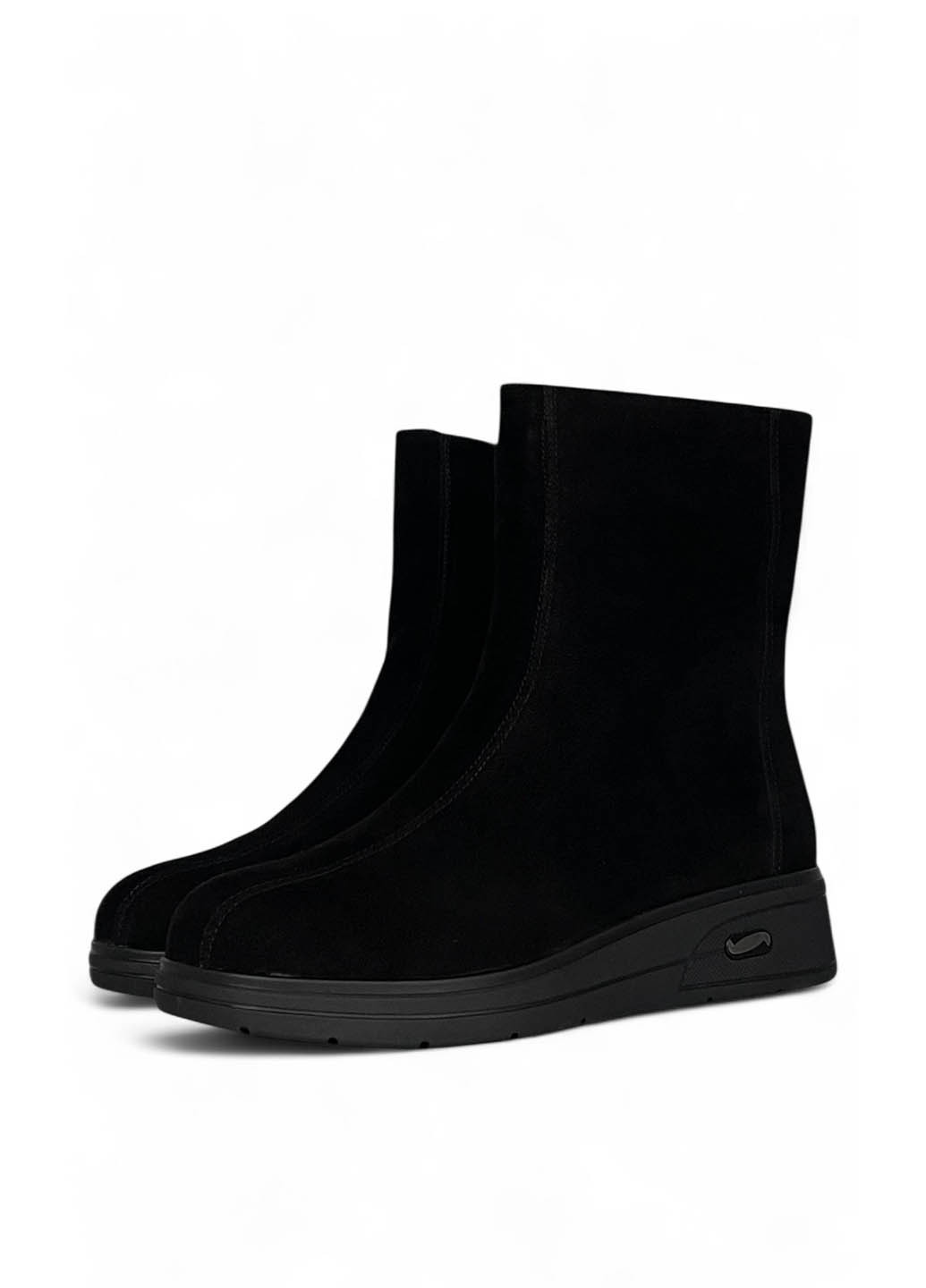 Зимние ботинки Meego без декора из натуральной замши