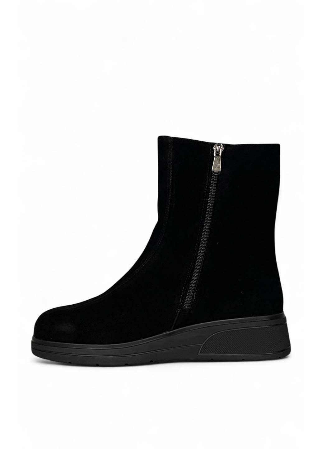 Зимние ботинки Meego без декора из натуральной замши