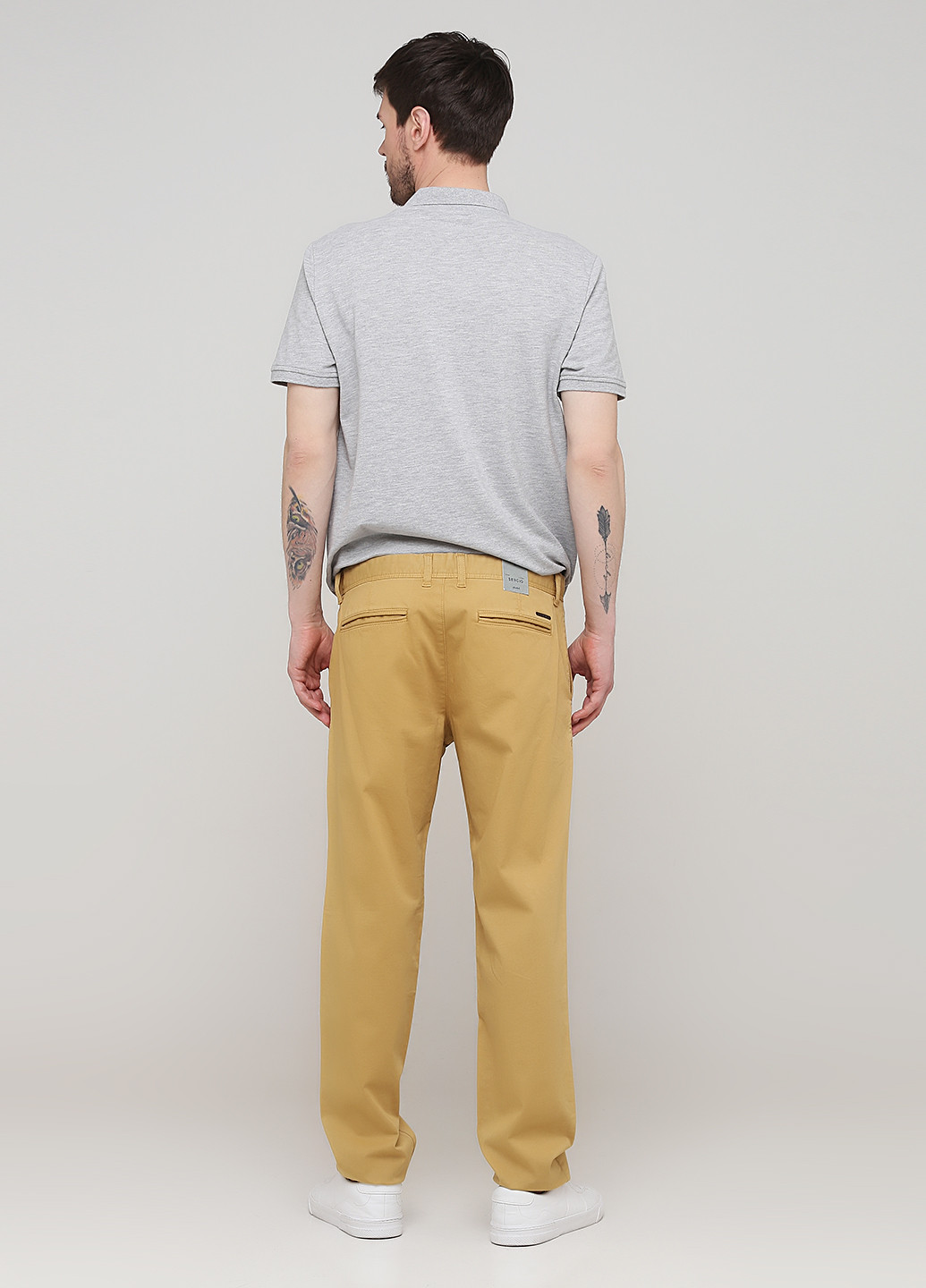 Песочные кэжуал демисезонные прямые брюки Sergio