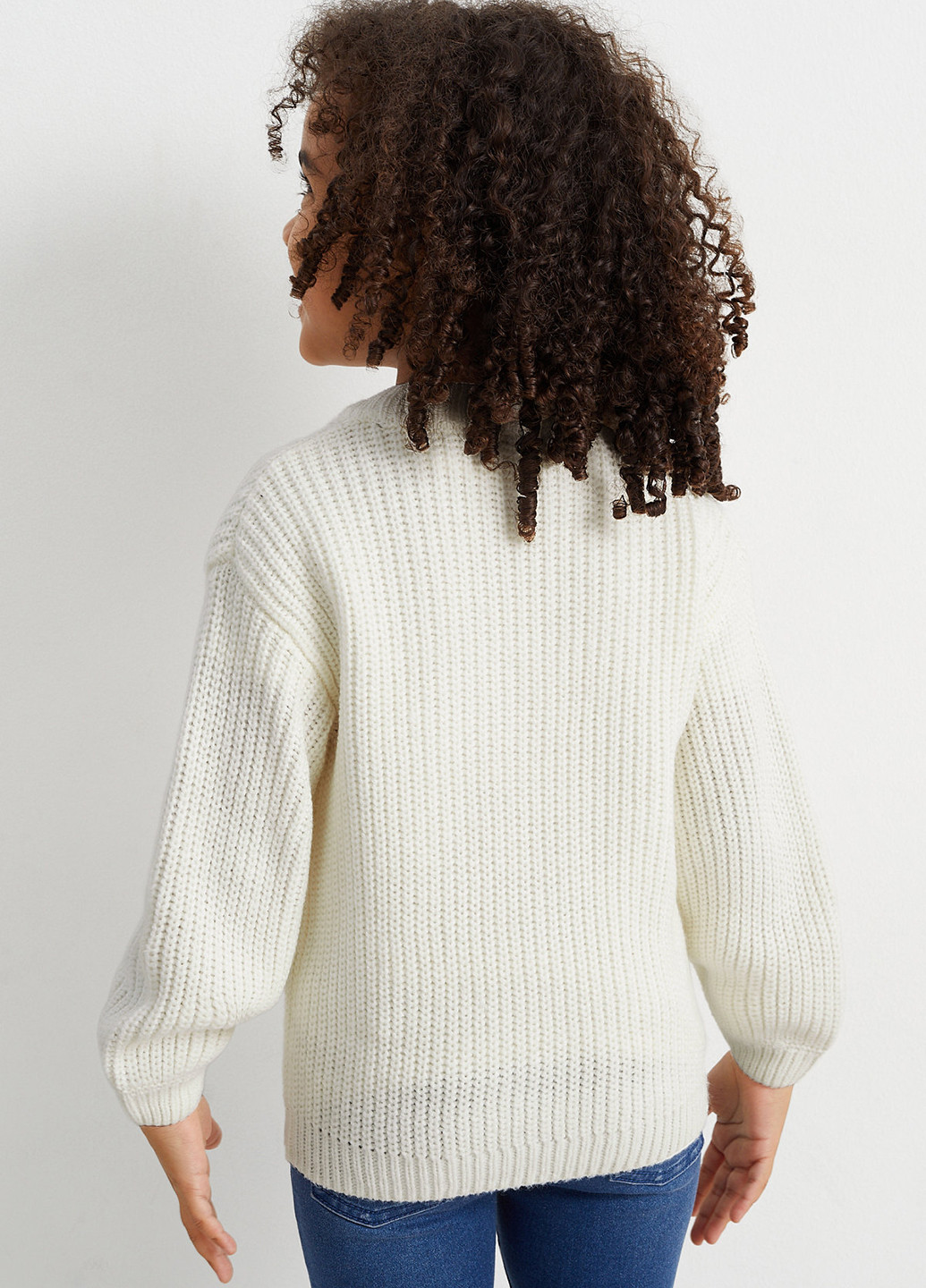 Белый зимний джемпер джемпер C&A