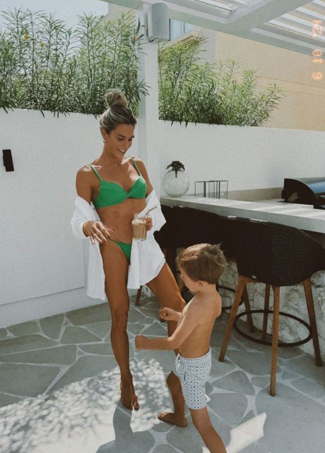 Зеленый летний купальник (лиф, трусы) раздельный Victoria's Secret