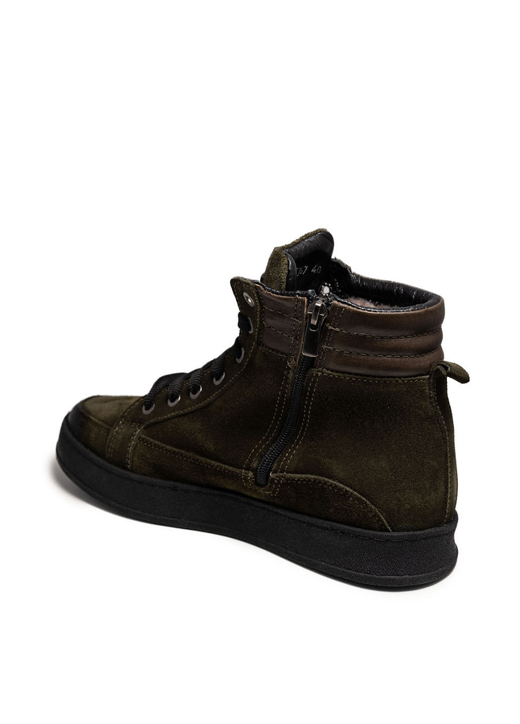 Темно-зеленые зимние ботинки Luciano Bellini