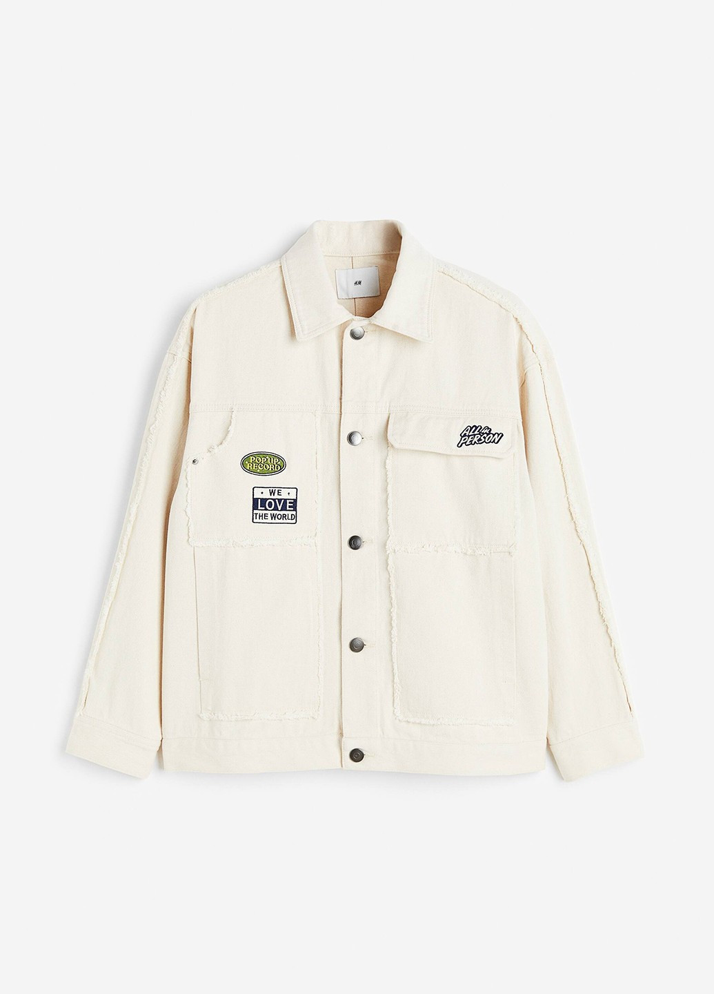 Светло-бежевая демисезонная куртка H&M