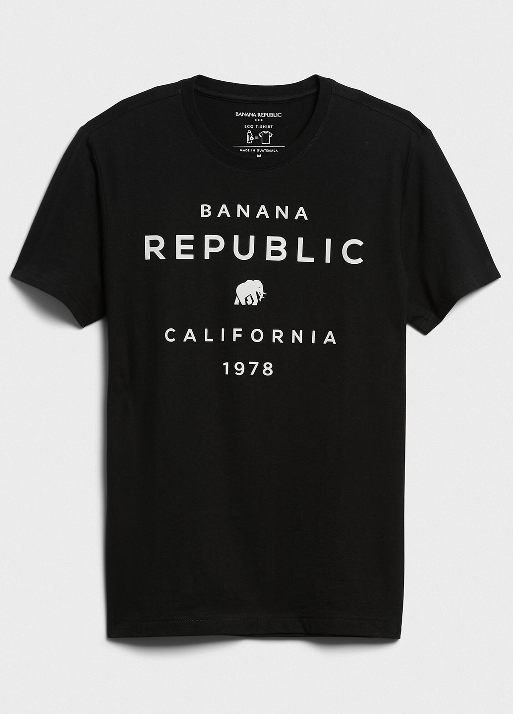 Черная летняя футболка Banana Republic