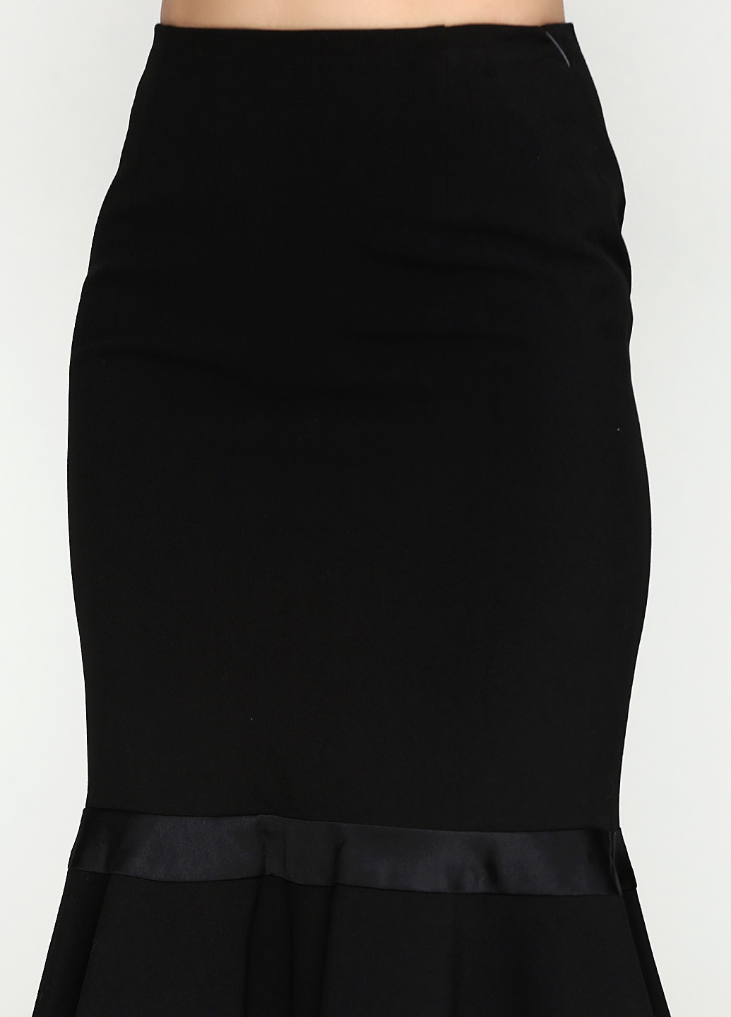 Черная кэжуал однотонная юбка Stefanie L годе