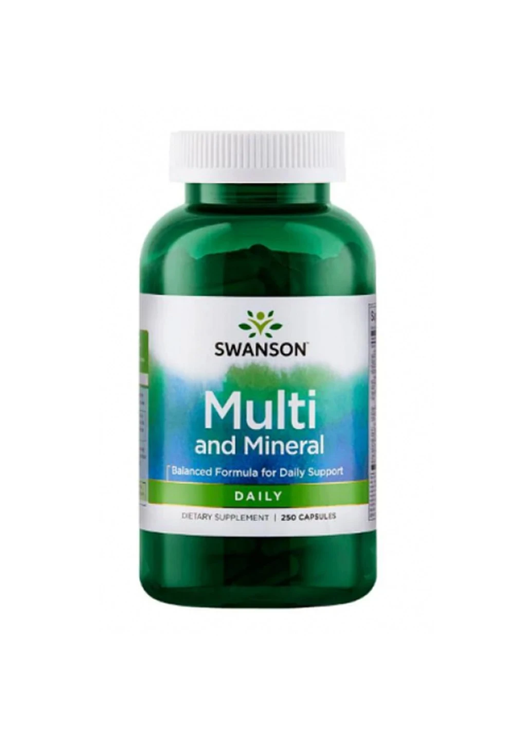 Комплекс вітамінів і мінералів Multi and Mineral Daily 250 капсул Swanson (255409317)