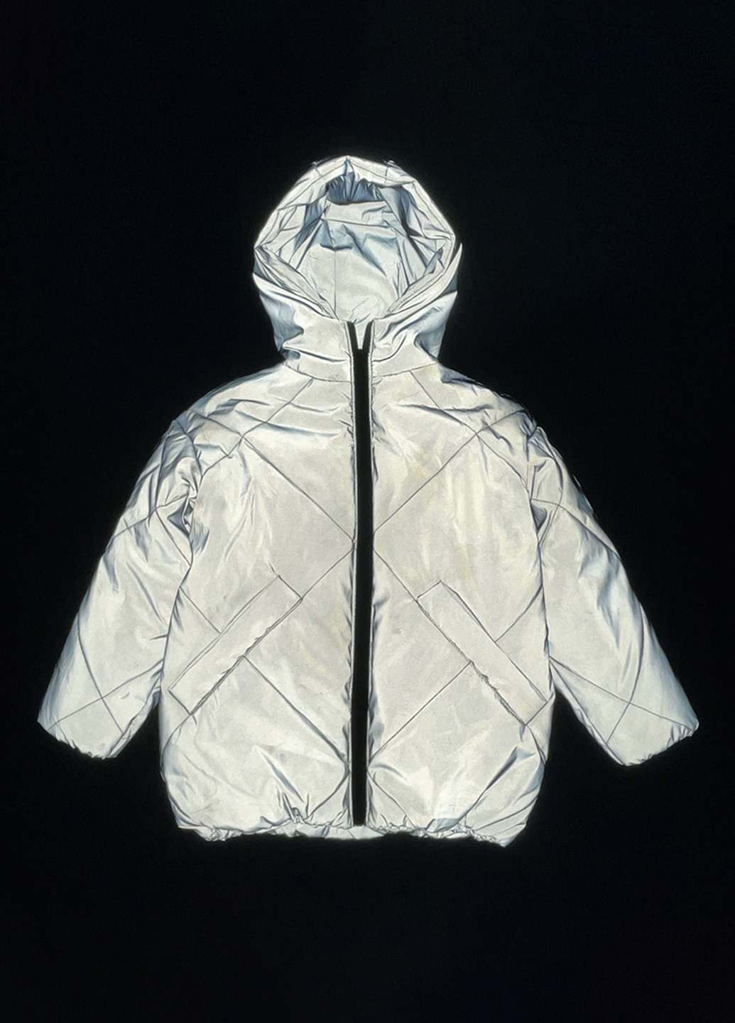 Светло-серая зимняя куртка Garnamama