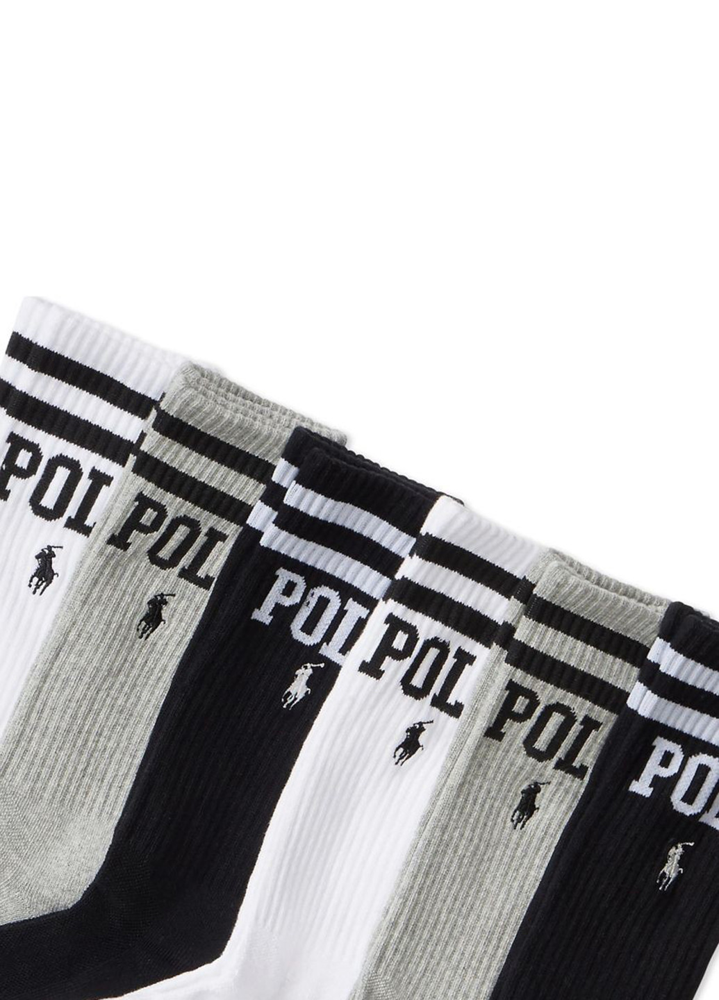 Комбіновані шкарпетки (6 пар) Ralph Lauren смужки (349811716)