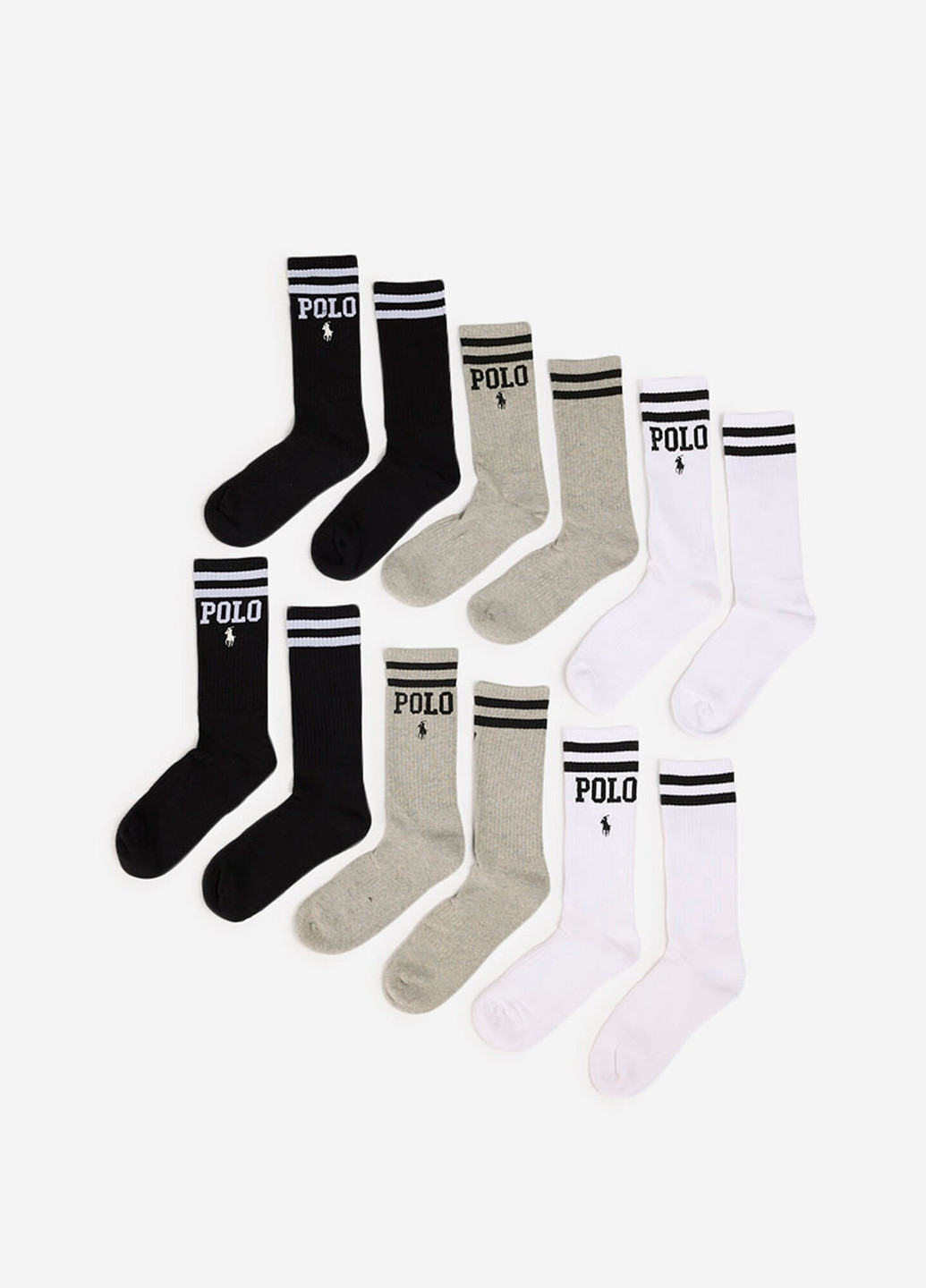 Комбіновані шкарпетки (6 пар) Ralph Lauren смужки (349811716)