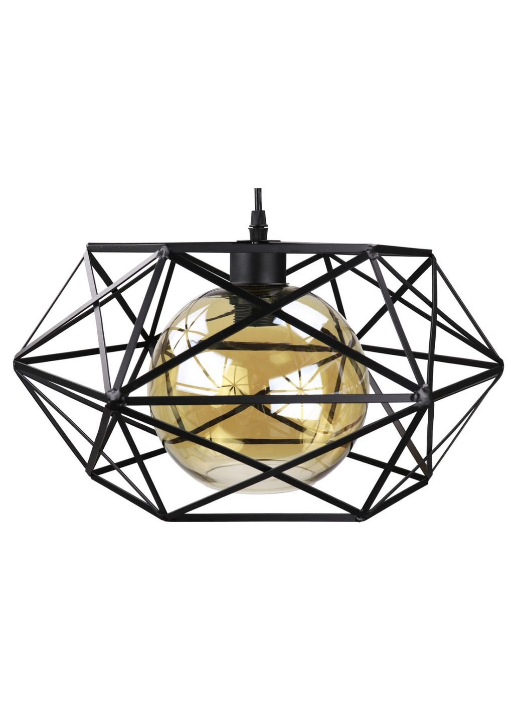 Люстра потолочная подвесная в стиле LOFT (лофт) 11870/1-br Черный 30х40х40 см. Sunnysky (253528191)