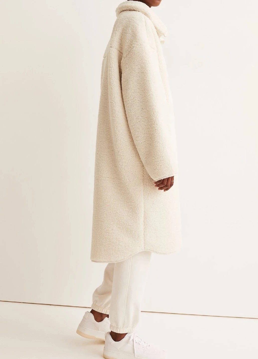 Бежева зимня куртка H&M