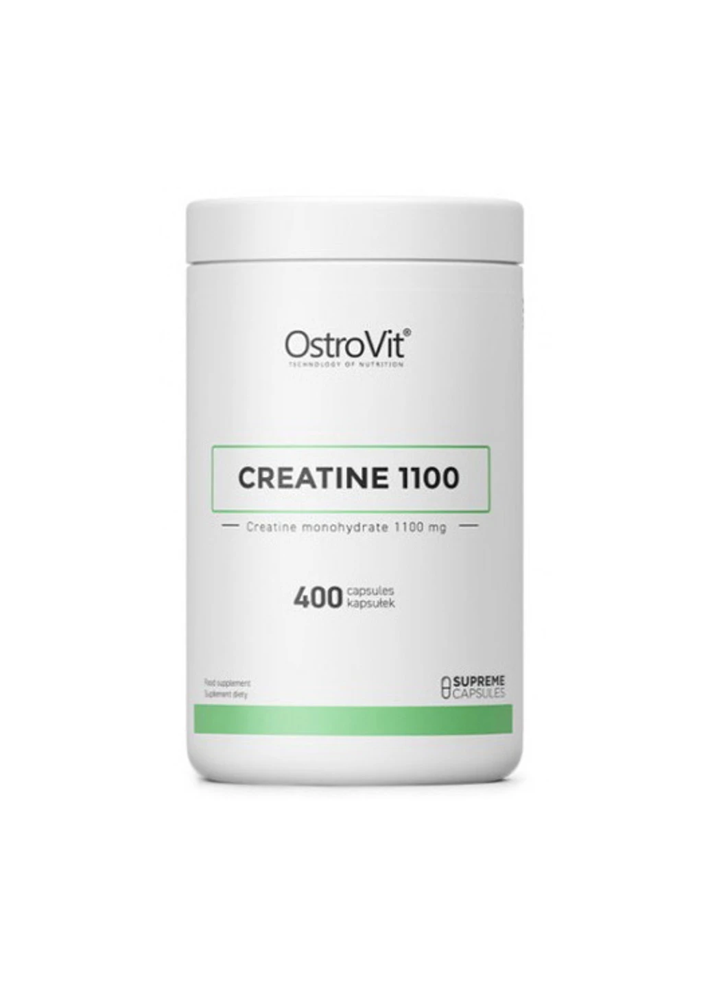 Креатин моногідрат Creatine 1100 400 капсул Ostrovit (255279517)