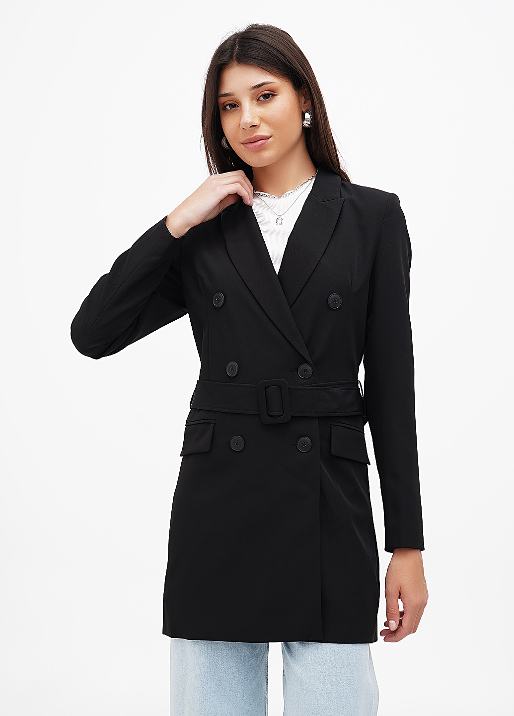 Плащ Stradivarius на гудзиках демісезон (300924376)