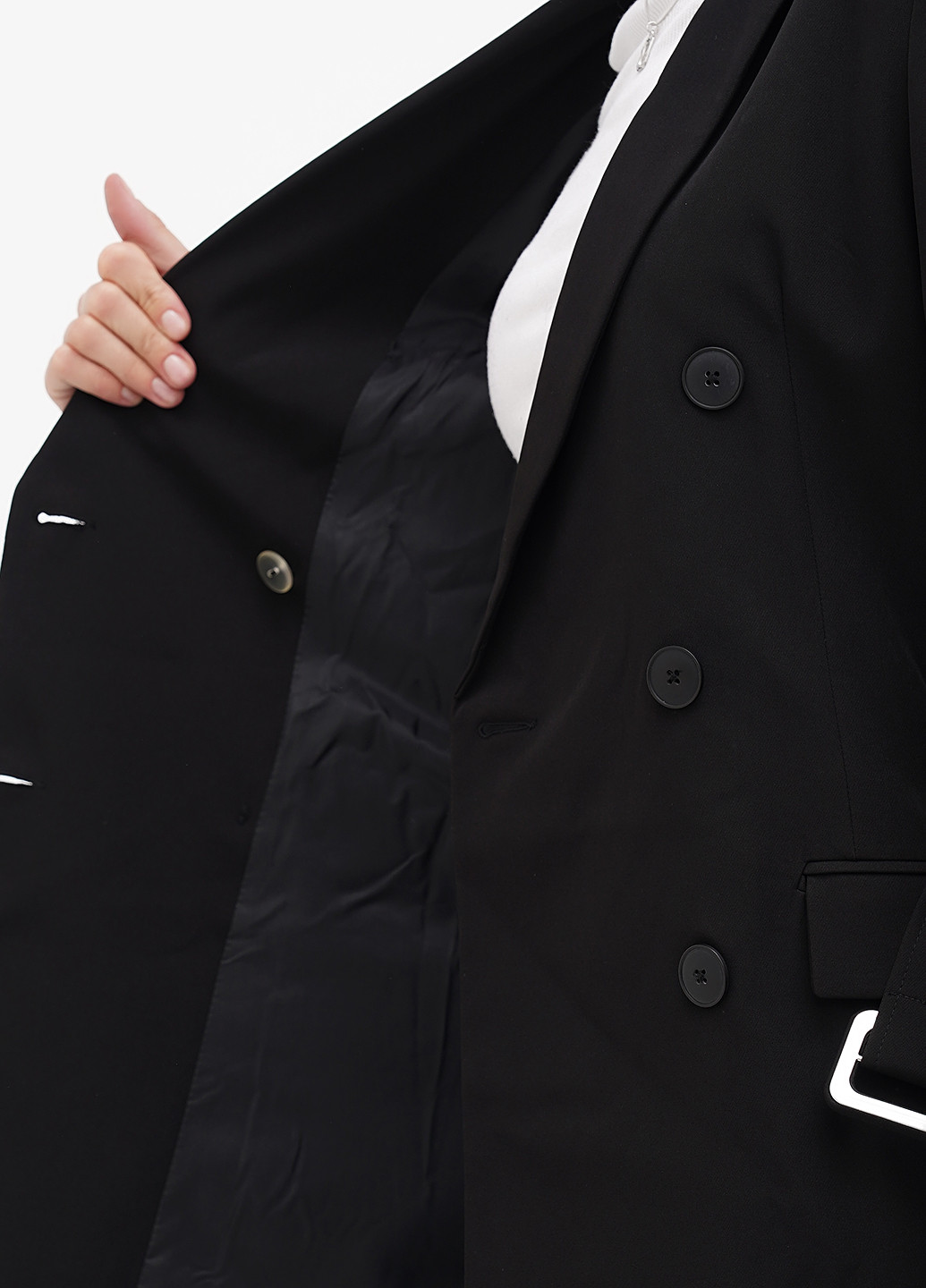 Плащ Stradivarius на гудзиках демісезон (300924376)