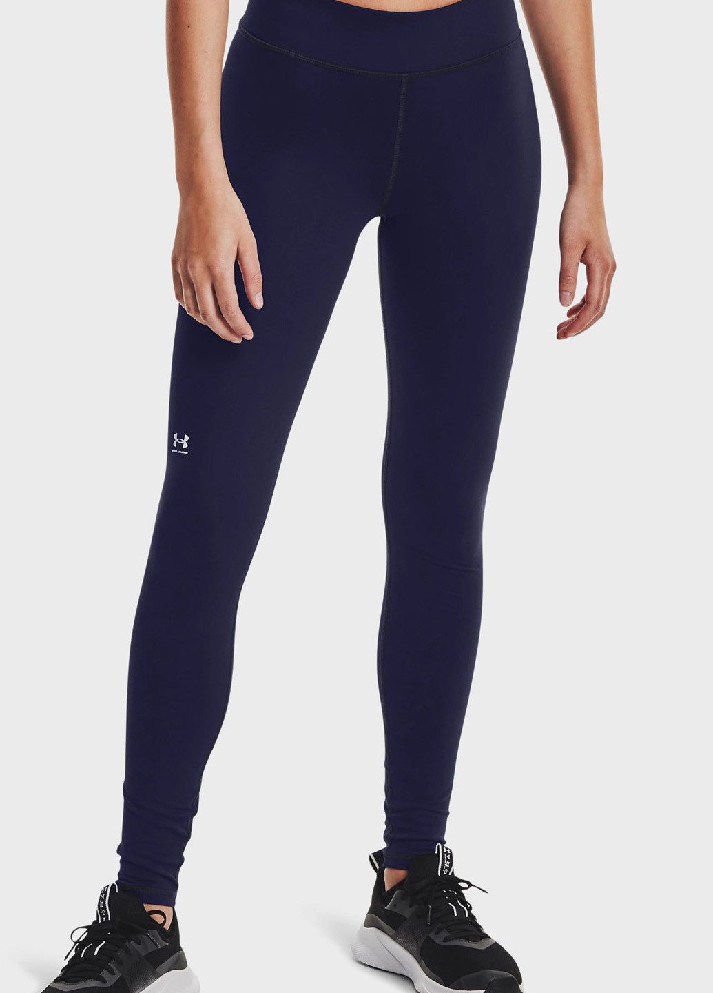 Синие демисезонные легинсы Under Armour