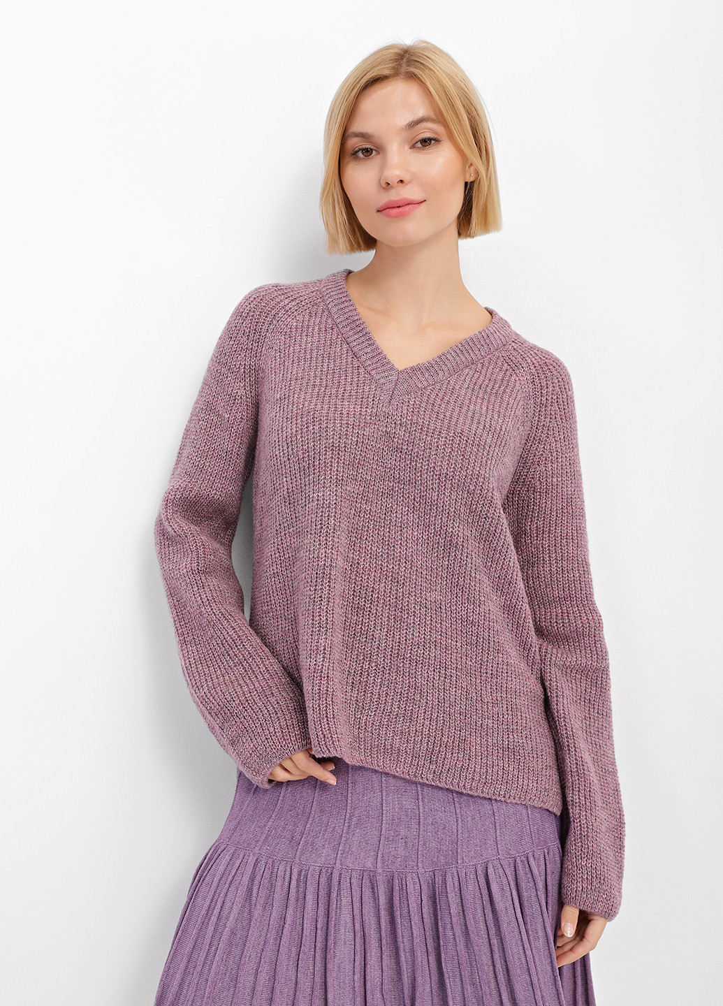 Сиреневый демисезонный пуловер пуловер Sewel