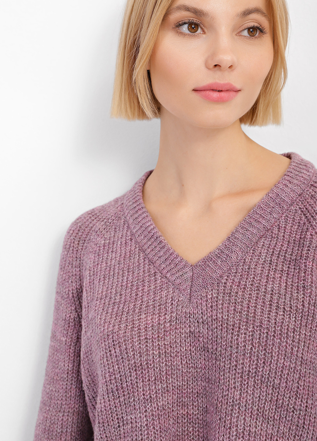 Бузковий демісезонний пуловер пуловер Sewel