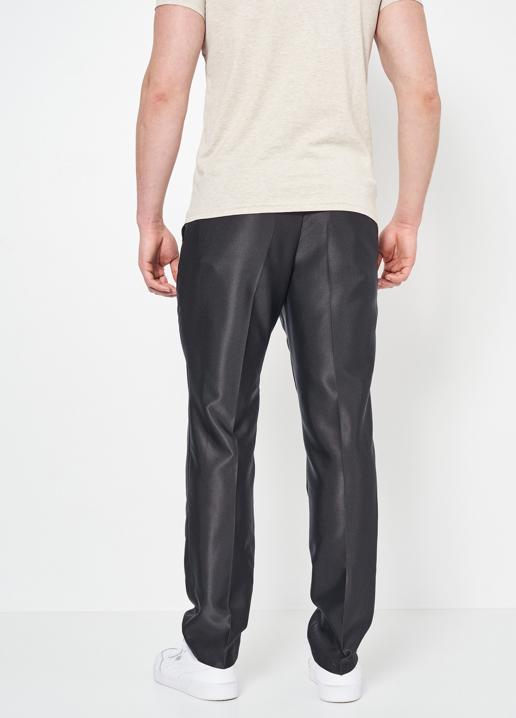 Темно-серые кэжуал летние брюки C&A