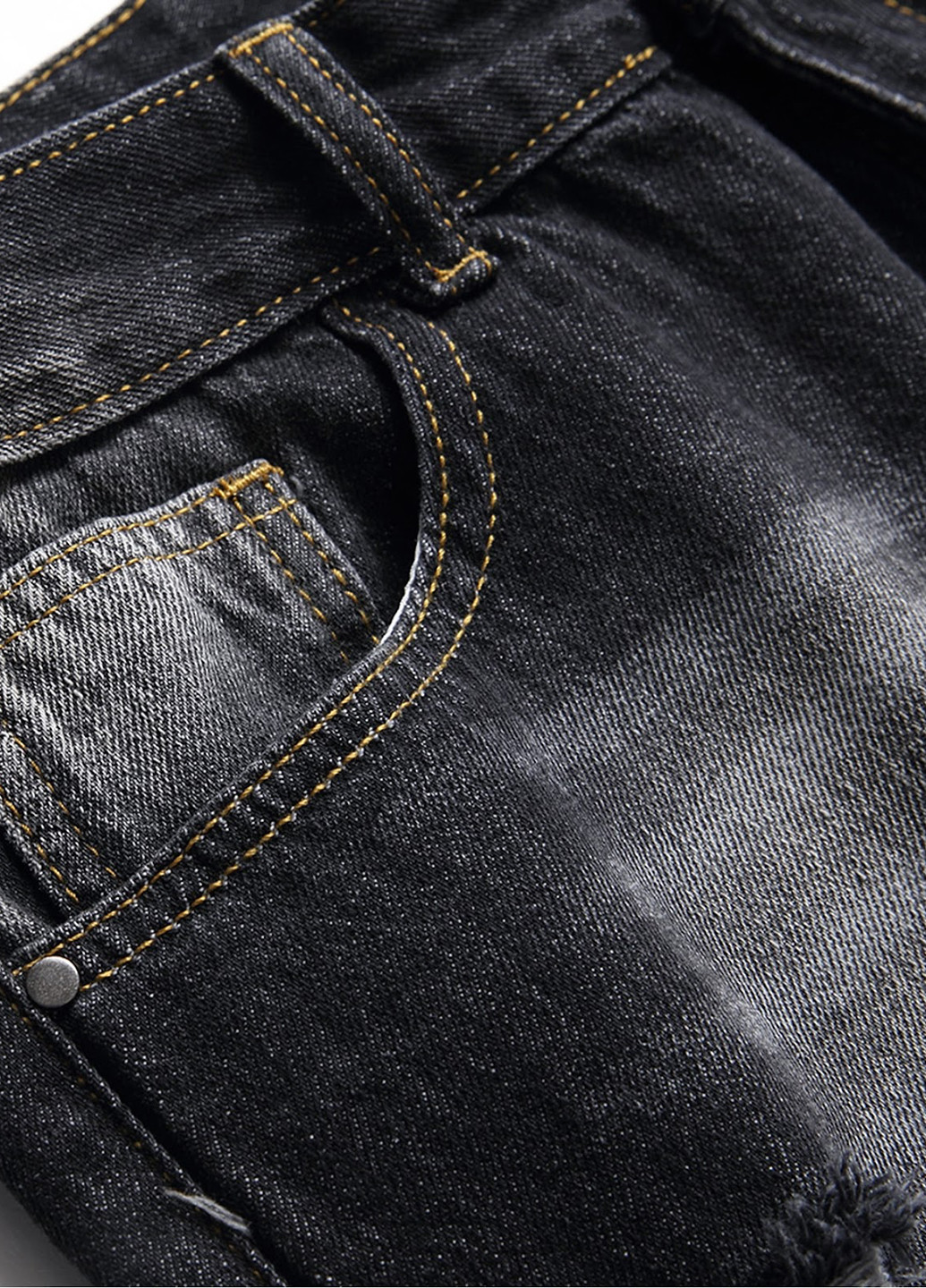 Темно-серые демисезонные скинни джинсы SHEIN