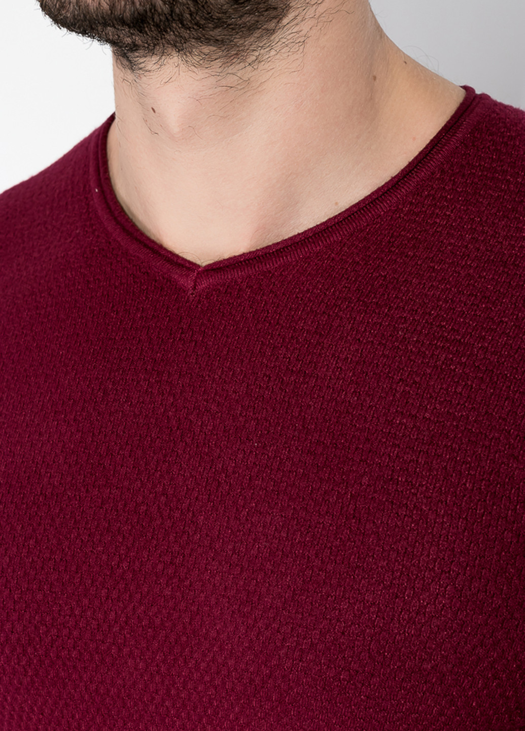 Бордовий демісезонний пуловер пуловер Time of Style