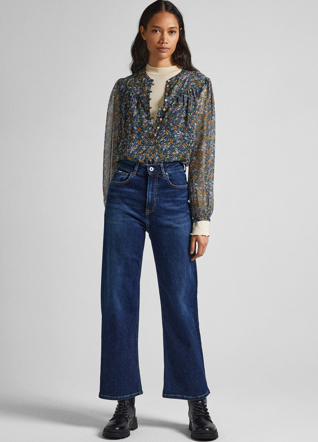 Комбінована блуза Pepe Jeans