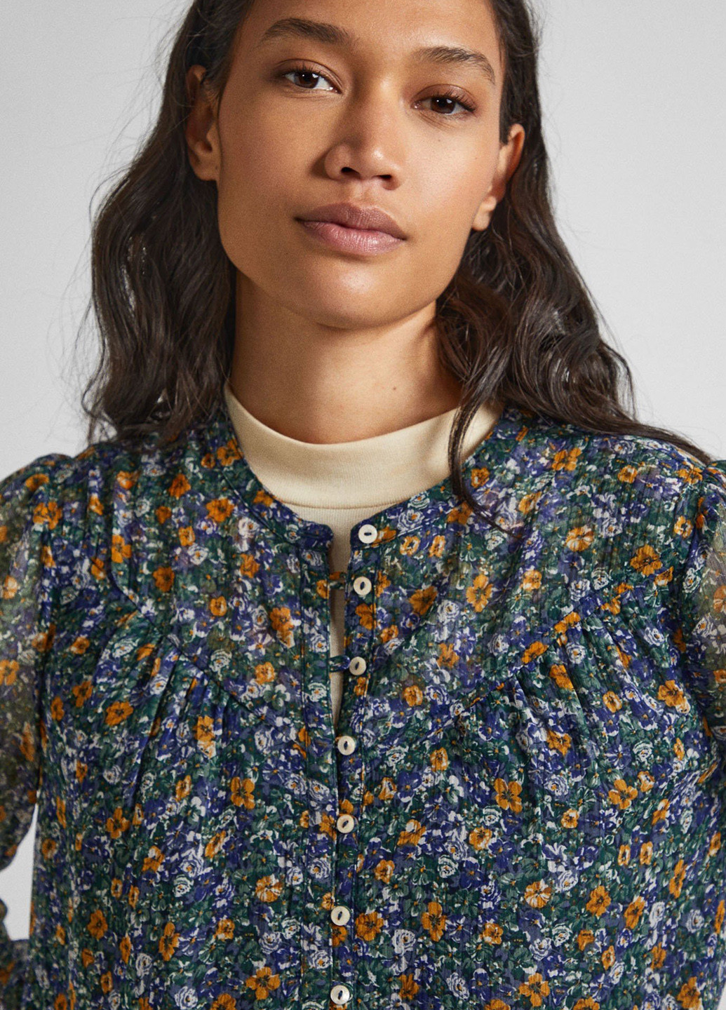 Комбінована блуза Pepe Jeans