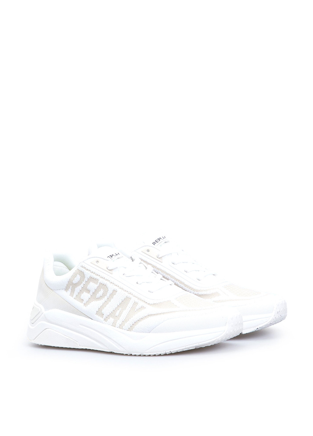 Белые всесезонные кроссовки Replay