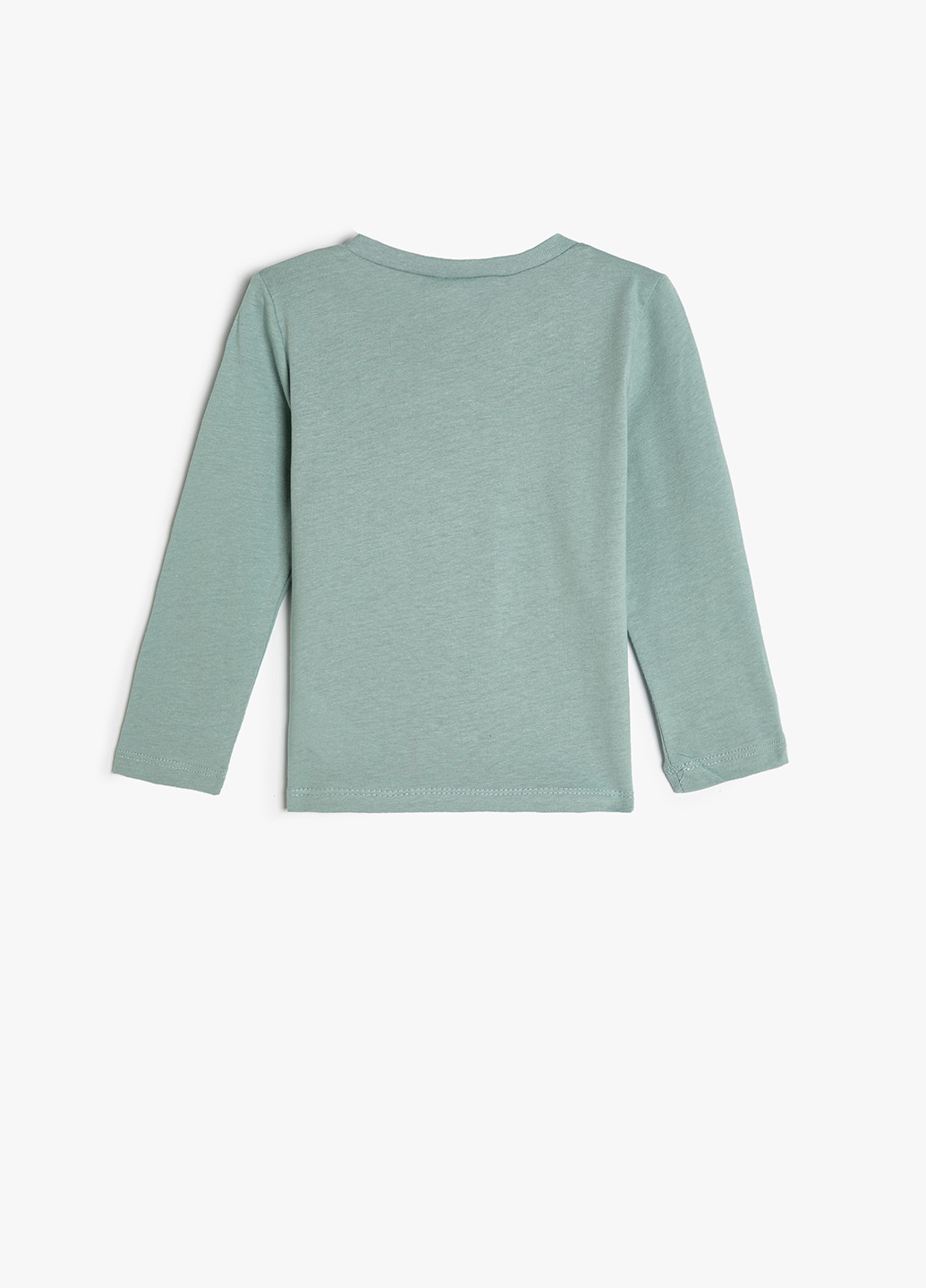 Мятный демисезонный кэжуал лонгслив KOTON космос